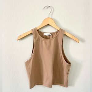 GOOD AMERICAN | Camel Stretchy Crop Top - 2